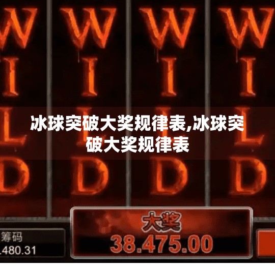 冰球突破大奖规律表,冰球突破大奖规律表