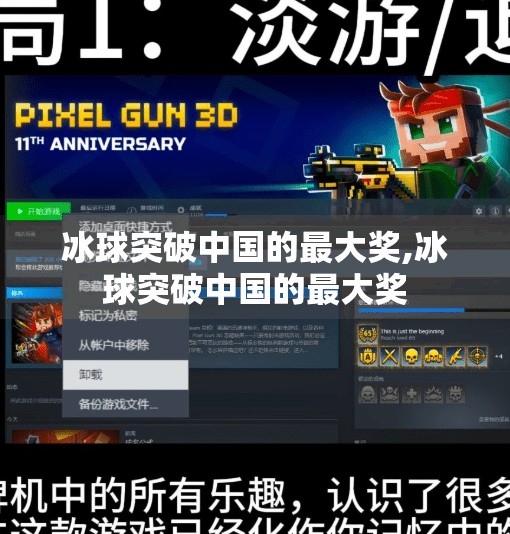 冰球突破中国的最大奖,冰球突破中国的最大奖