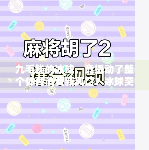 九毛钱的冰球，竟撬动了整个体育消费新风口？冰球突破五个冰球九毛钱