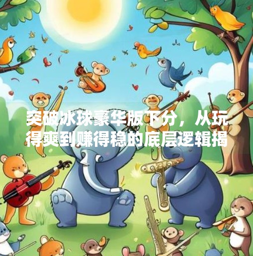 突破冰球豪华版下分，从玩得爽到赚得稳的底层逻辑揭秘！突破冰球豪华版下分