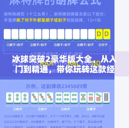 冰球突破2豪华版大全，从入门到精通，带你玩转这款经典街机游戏的终极指南！冰球突破2豪华版大全